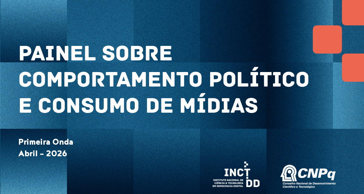 Painel do INCT.DD traça panorama do consumo de informação política no Brasil